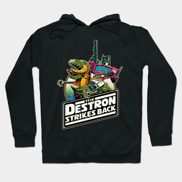 the destron strikes back Hoodie by hamaka